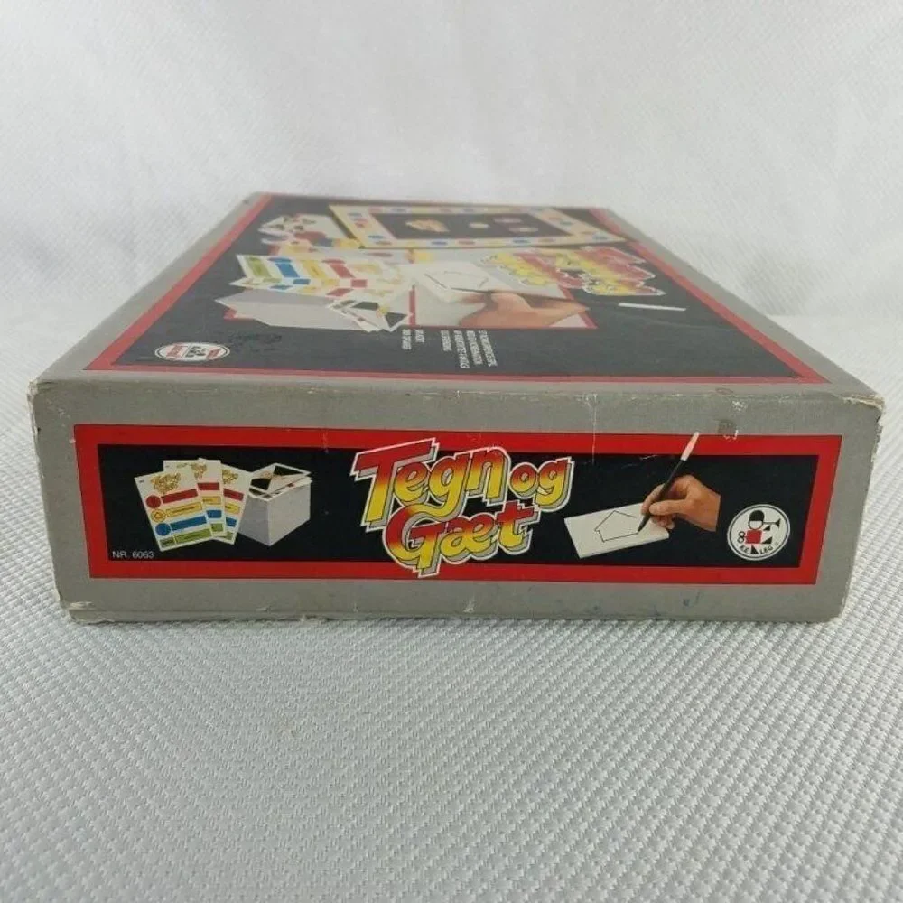Dan Spil Tegn Og Gaet Danish Denmark Board Game Complete